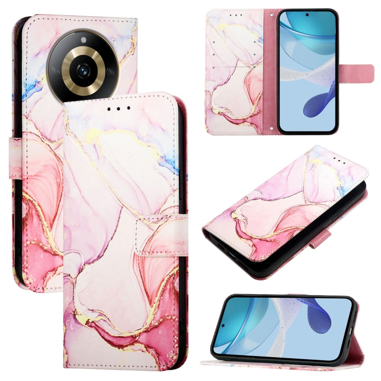 PT003 Marble Pattern Flip Leather Phone Case, For Realme 12 Pro / 12 Pro+ 5G Global, For Realme C67 4G Global, For Realme C67 5G India / Narzo 60x 5G Global, For Realme 11 4G Global, For Realme 11 5G Global / 11x 5G, For Realme GT5 5G 204W / GT5 5G    ...
