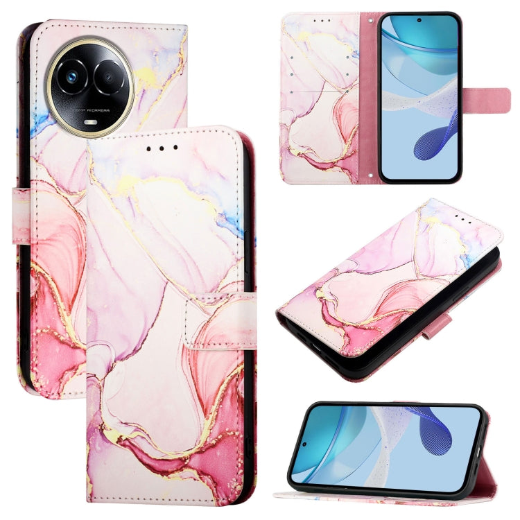 PT003 Marble Pattern Flip Leather Phone Case, For Realme 12 Pro / 12 Pro+ 5G Global, For Realme C67 4G Global, For Realme C67 5G India / Narzo 60x 5G Global, For Realme 11 4G Global, For Realme 11 5G Global / 11x 5G, For Realme GT5 5G 204W / GT5 5G    ...