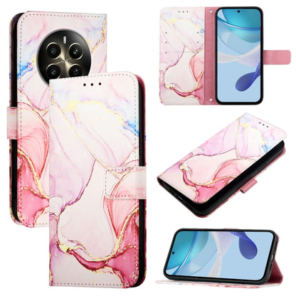 PT003 Marble Pattern Flip Leather Phone Case, For Realme 16 Pro+ 5G, For Realme 16 Pro 5G, For Realme C71 4G India / Note 70 4G, For Realme C85 5G / 15x 5G India, For Realme P4 Pro 5G, For Realme P4, For Realme 15T 5G Global                            ...