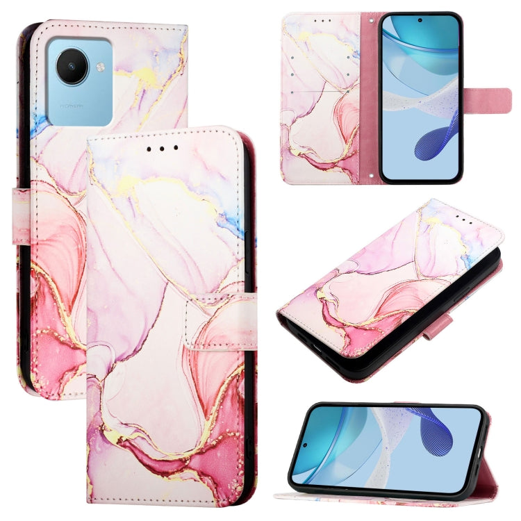 PT003 Marble Pattern Flip Leather Phone Case, For Realme 12 Pro / 12 Pro+ 5G Global, For Realme C67 4G Global, For Realme C67 5G India / Narzo 60x 5G Global, For Realme 11 4G Global, For Realme 11 5G Global / 11x 5G, For Realme GT5 5G 204W / GT5 5G    ...