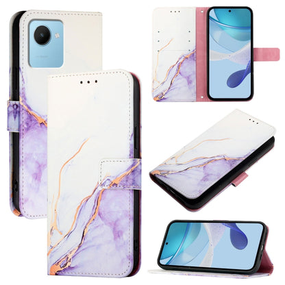 PT003 Marble Pattern Flip Leather Phone Case, For Realme 12 Pro / 12 Pro+ 5G Global, For Realme C67 4G Global, For Realme C67 5G India / Narzo 60x 5G Global, For Realme 11 4G Global, For Realme 11 5G Global / 11x 5G, For Realme GT5 5G 204W / GT5 5G    ...