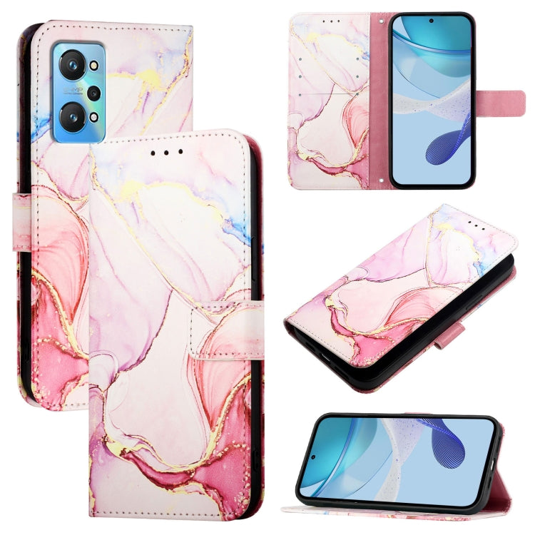 PT003 Marble Pattern Flip Leather Phone Case, For Realme 12 Pro / 12 Pro+ 5G Global, For Realme C67 4G Global, For Realme C67 5G India / Narzo 60x 5G Global, For Realme 11 4G Global, For Realme 11 5G Global / 11x 5G, For Realme GT5 5G 204W / GT5 5G    ...