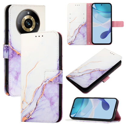PT003 Marble Pattern Flip Leather Phone Case, For Realme 12 Pro / 12 Pro+ 5G Global, For Realme C67 4G Global, For Realme C67 5G India / Narzo 60x 5G Global, For Realme 11 4G Global, For Realme 11 5G Global / 11x 5G, For Realme GT5 5G 204W / GT5 5G    ...