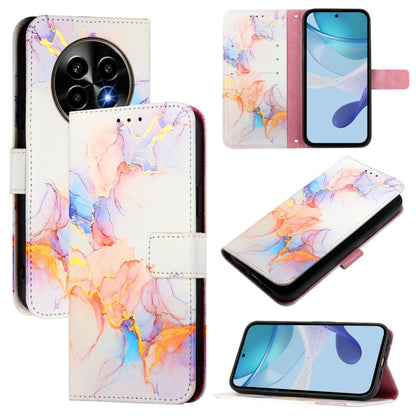 PT003 Marble Pattern Flip Leather Phone Case, For Realme 16 Pro+ 5G, For Realme 16 Pro 5G, For Realme C71 4G India / Note 70 4G, For Realme C85 5G / 15x 5G India, For Realme P4 Pro 5G, For Realme P4, For Realme 15T 5G Global                            ...
