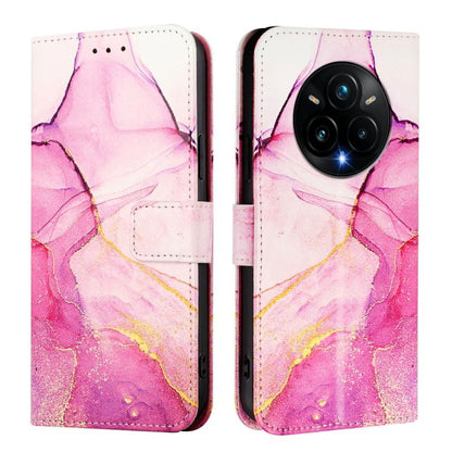 PT003 Marble Pattern Flip Leather Phone Case, For Realme 14 Pro+ 5G, For Realme 14 Pro 5G, For Realme GT 7 Pro, For Realme 13 Pro 5G / 13 Pro+ 5G, For Realme GT 6 5G Global, For Realme GT 6T 5G Global, For Realme 12+ 5G Global / Narzo 70 Pro India     ...