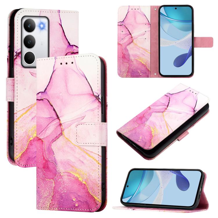 PT003 Marble Pattern Flip Leather Phone Case, For Realme 16 Pro+ 5G, For Realme 16 Pro 5G, For Realme C71 4G India / Note 70 4G, For Realme C85 5G / 15x 5G India, For Realme P4 Pro 5G, For Realme P4, For Realme 15T 5G Global                            ...