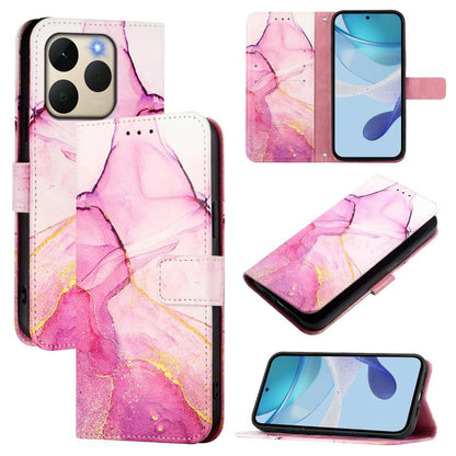 PT003 Marble Pattern Flip Leather Phone Case, For Realme 16 Pro+ 5G, For Realme 16 Pro 5G, For Realme C71 4G India / Note 70 4G, For Realme C85 5G / 15x 5G India, For Realme P4 Pro 5G, For Realme P4, For Realme 15T 5G Global                            ...