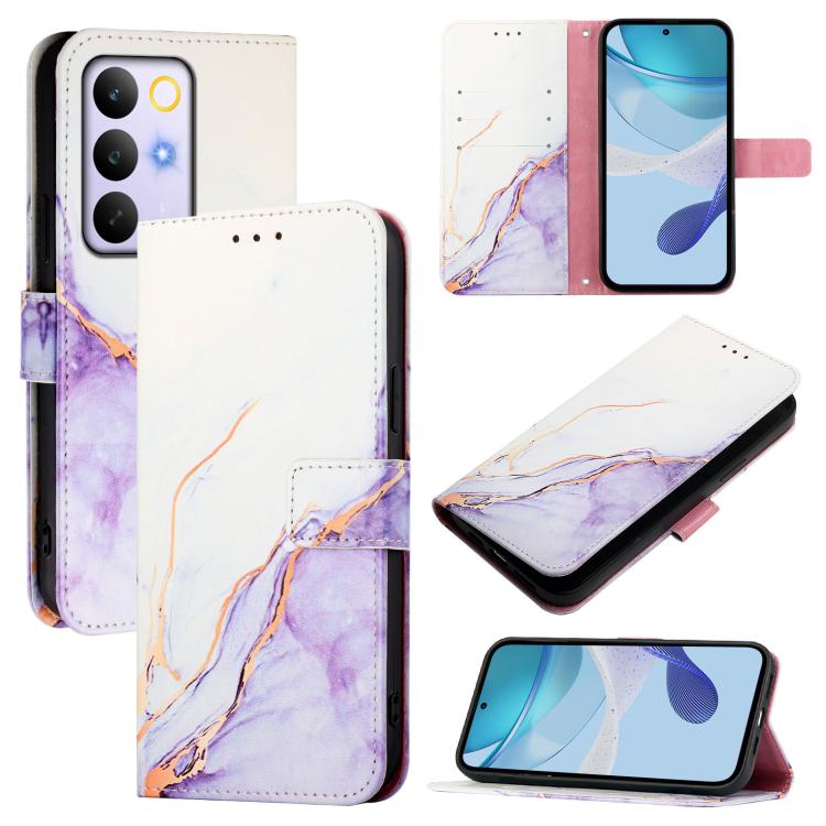 PT003 Marble Pattern Flip Leather Phone Case, For Realme 16 Pro+ 5G, For Realme 16 Pro 5G, For Realme C71 4G India / Note 70 4G, For Realme C85 5G / 15x 5G India, For Realme P4 Pro 5G, For Realme P4, For Realme 15T 5G Global                            ...