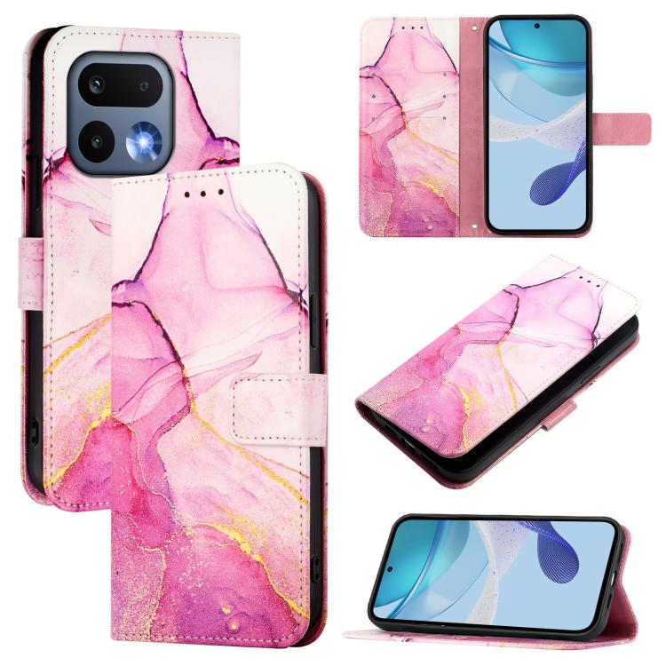 PT003 Marble Pattern Flip Leather Phone Case, For Realme 16 Pro+ 5G, For Realme 16 Pro 5G, For Realme C71 4G India / Note 70 4G, For Realme C85 5G / 15x 5G India, For Realme P4 Pro 5G, For Realme P4, For Realme 15T 5G Global                            ...