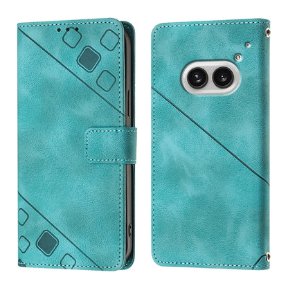 Skin-feel Embossed Leather Phone Case, For Nothing Phone 4a Pro, For Nothing Phone 4a, For Nothing CMF Phone 1, For Nothing Phone 2a