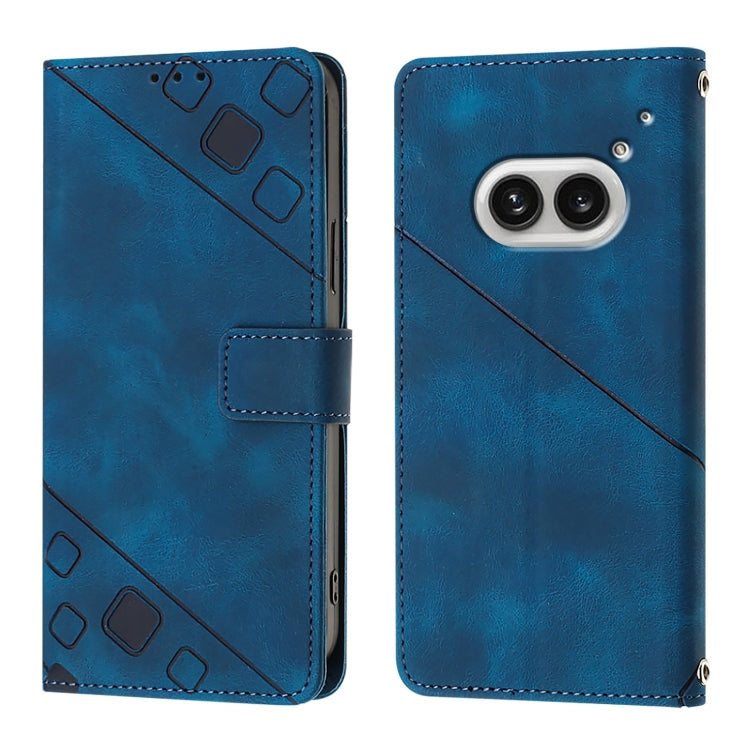 Skin-feel Embossed Leather Phone Case, For Nothing Phone 4a Pro, For Nothing Phone 4a, For Nothing CMF Phone 1, For Nothing Phone 2a
