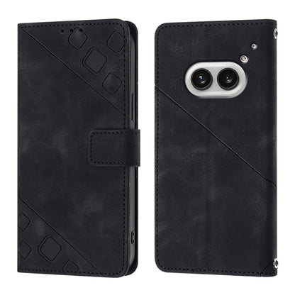 Skin-feel Embossed Leather Phone Case, For Nothing Phone 4a Pro, For Nothing Phone 4a, For Nothing CMF Phone 1, For Nothing Phone 2a