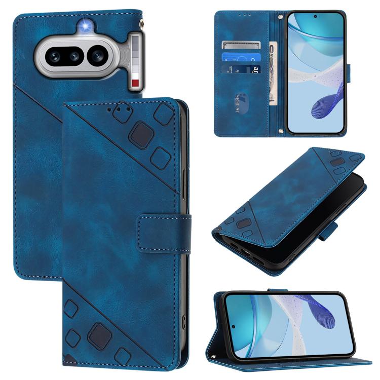 Skin-feel Embossed Leather Phone Case, For Nothing Phone 4a Pro, For Nothing Phone 4a, For Nothing CMF Phone 1, For Nothing Phone 2a
