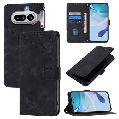 Skin-feel Embossed Leather Phone Case, For Nothing Phone 4a Pro, For Nothing Phone 4a, For Nothing CMF Phone 1, For Nothing Phone 2a