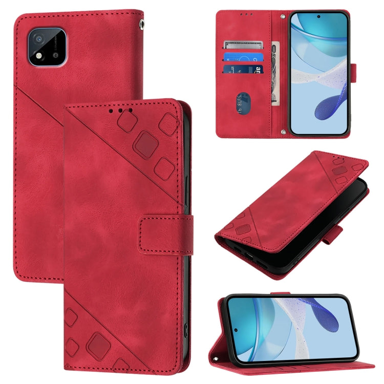 Skin-feel Embossed Leather Phone Case, For Realme 11 4G Global, For Realme GT5 240W / Realme GT5, For Realme Narzo 60 Pro Global, For Realme C65 4G Global, For Realme GT Neo 3T, For Realme Narzo 50 5G / Realme V23, For Realme 8 5G / Realme 9 5G India  ...