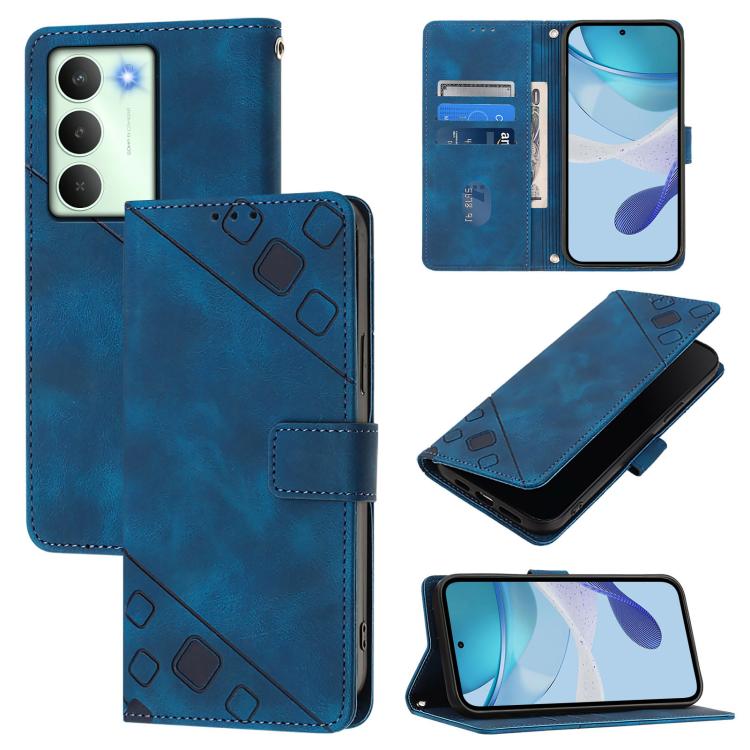 Skin-feel Embossed Leather Phone Case, For Realme 16T 5G Global, For Realme C100 5G / C85 5G Global, For Realme 16 Pro+ 5G Global, For Realme 16 Pro 5G Global, For Realme P4x 5G / OnePlus Nord CE6 Lite, For Realme Note 70 4G / 70T 4G                   ...