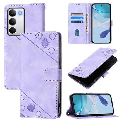 Skin-feel Embossed Leather Phone Case, For Realme 16T 5G Global, For Realme C100 5G / C85 5G Global, For Realme 16 Pro+ 5G Global, For Realme 16 Pro 5G Global, For Realme P4x 5G / OnePlus Nord CE6 Lite, For Realme Note 70 4G / 70T 4G                   ...