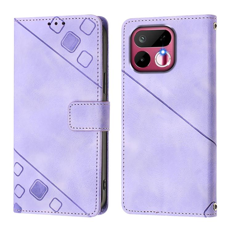 Skin-feel Embossed Leather Phone Case, For Realme 16T 5G Global, For Realme C100 5G / C85 5G Global, For Realme 16 Pro+ 5G Global, For Realme 16 Pro 5G Global, For Realme P4x 5G / OnePlus Nord CE6 Lite, For Realme Note 70 4G / 70T 4G                   ...