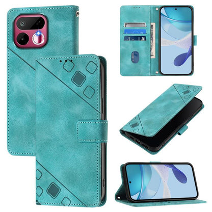 Skin-feel Embossed Leather Phone Case, For Realme 16T 5G Global, For Realme C100 5G / C85 5G Global, For Realme 16 Pro+ 5G Global, For Realme 16 Pro 5G Global, For Realme P4x 5G / OnePlus Nord CE6 Lite, For Realme Note 70 4G / 70T 4G                   ...