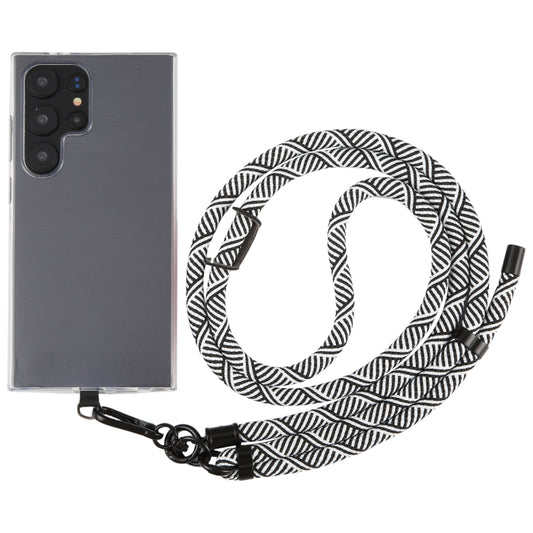 8mm Twill Texture Adjustable Phone Anti-lost Neck Chain Nylon Crossbody Lanyard, Adjustable Length: about 75-135cm