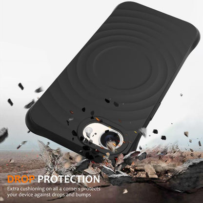 Wave Texture MagSafe Magnetic Liquid Silicone Phone Case, For iPhone 17e / 16e, For iPhone 17 Pro Max, For iPhone 17 Pro, For iPhone 17, For iPhone Air, For iPhone 16 Pro Max, For iPhone 16 Pro, For iPhone 16 Plus, For iPhone 16, For iPhone 15 Pro Max ...