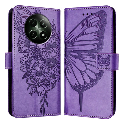 Embossed Butterfly Leather Phone Case, For Realme 12 5G Global, For Realme Note 50 4G Global / C51 4G, For Realme 12 Pro 5G / 12 Pro+ 5G Global, For Realme C67 4G Global, For Realme C67 5G India/Narzo 60x Global, For Realme 11 4G Global                ...