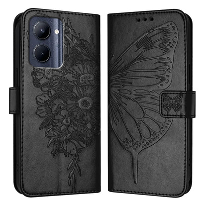 Embossed Butterfly Leather Phone Case, For Realme 12 5G Global, For Realme Note 50 4G Global / C51 4G, For Realme 12 Pro 5G / 12 Pro+ 5G Global, For Realme C67 4G Global, For Realme C67 5G India/Narzo 60x Global, For Realme 11 4G Global                ...