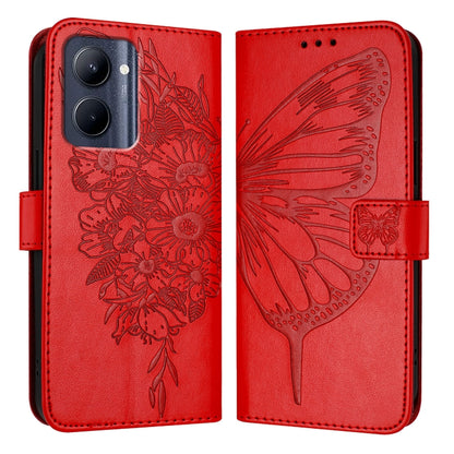 Embossed Butterfly Leather Phone Case, For Realme 12 5G Global, For Realme Note 50 4G Global / C51 4G, For Realme 12 Pro 5G / 12 Pro+ 5G Global, For Realme C67 4G Global, For Realme C67 5G India/Narzo 60x Global, For Realme 11 4G Global                ...