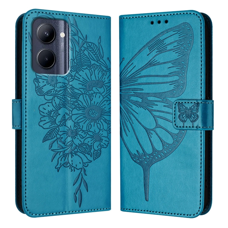 Embossed Butterfly Leather Phone Case, For Realme 12 5G Global, For Realme Note 50 4G Global / C51 4G, For Realme 12 Pro 5G / 12 Pro+ 5G Global, For Realme C67 4G Global, For Realme C67 5G India/Narzo 60x Global, For Realme 11 4G Global                ...