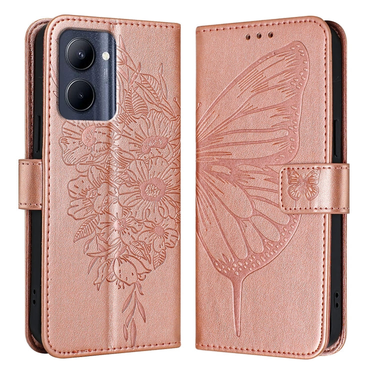 Embossed Butterfly Leather Phone Case, For Realme 12 5G Global, For Realme Note 50 4G Global / C51 4G, For Realme 12 Pro 5G / 12 Pro+ 5G Global, For Realme C67 4G Global, For Realme C67 5G India/Narzo 60x Global, For Realme 11 4G Global                ...