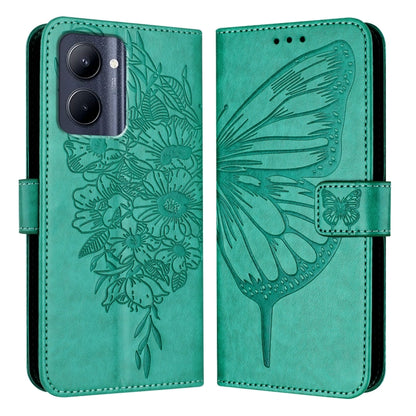 Embossed Butterfly Leather Phone Case, For Realme 12 5G Global, For Realme Note 50 4G Global / C51 4G, For Realme 12 Pro 5G / 12 Pro+ 5G Global, For Realme C67 4G Global, For Realme C67 5G India/Narzo 60x Global, For Realme 11 4G Global                ...