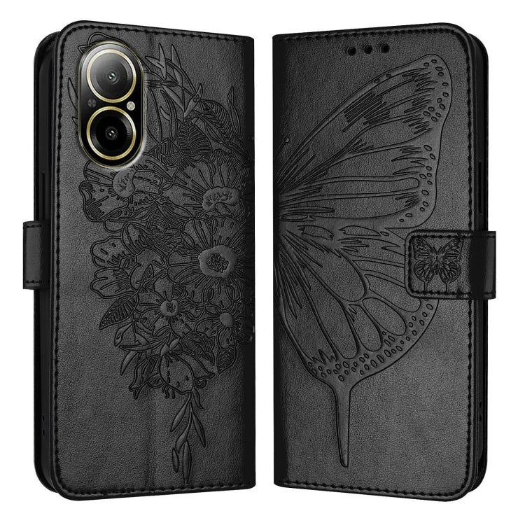 Embossed Butterfly Leather Phone Case, For Realme 12 5G Global, For Realme Note 50 4G Global / C51 4G, For Realme 12 Pro 5G / 12 Pro+ 5G Global, For Realme C67 4G Global, For Realme C67 5G India/Narzo 60x Global, For Realme 11 4G Global                ...