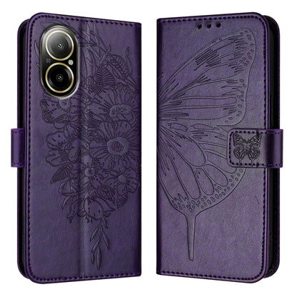 Embossed Butterfly Leather Phone Case, For Realme 12 5G Global, For Realme Note 50 4G Global / C51 4G, For Realme 12 Pro 5G / 12 Pro+ 5G Global, For Realme C67 4G Global, For Realme C67 5G India/Narzo 60x Global, For Realme 11 4G Global                ...