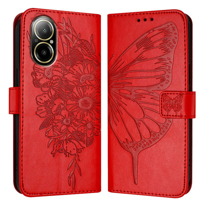 Embossed Butterfly Leather Phone Case, For Realme 12 5G Global, For Realme Note 50 4G Global / C51 4G, For Realme 12 Pro 5G / 12 Pro+ 5G Global, For Realme C67 4G Global, For Realme C67 5G India/Narzo 60x Global, For Realme 11 4G Global                ...