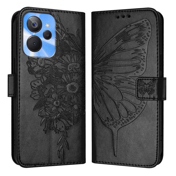 Embossed Butterfly Leather Phone Case, For Realme 10T 5G / 10s 5G / 9i 5G India, For Realme C30 4G/C30s/Narzo 50i Prime, For Realme GT Neo 3T, For Realme V23 / Narzo 50 5G, For Realme C20 / C11 2021 / C21, For Realme C21Y, For Realme C17 / 7i