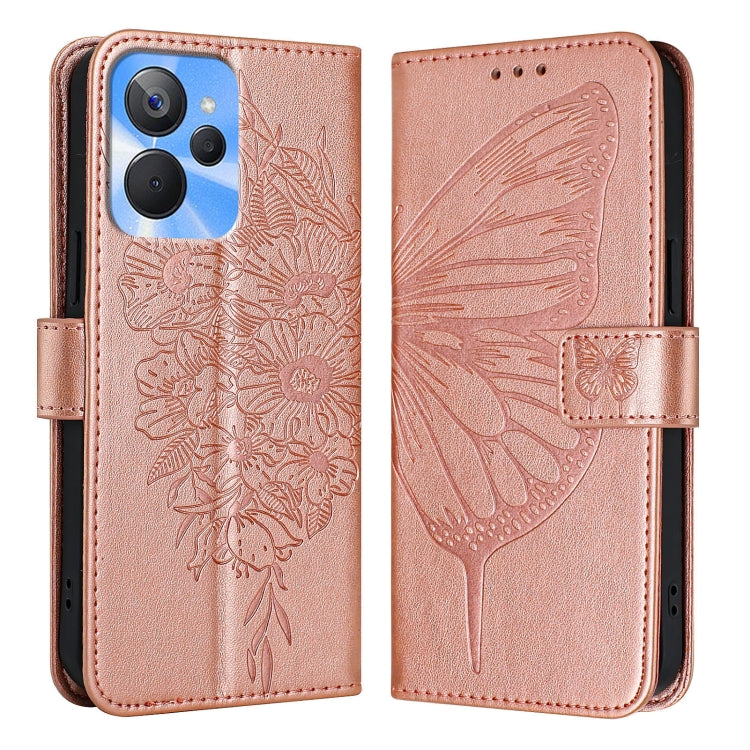 Embossed Butterfly Leather Phone Case, For Realme 10T 5G / 10s 5G / 9i 5G India, For Realme C30 4G/C30s/Narzo 50i Prime, For Realme GT Neo 3T, For Realme V23 / Narzo 50 5G, For Realme C20 / C11 2021 / C21, For Realme C21Y, For Realme C17 / 7i