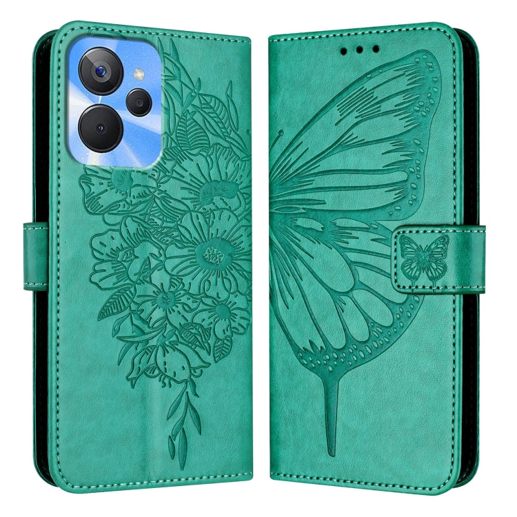 Embossed Butterfly Leather Phone Case, For Realme 10T 5G / 10s 5G / 9i 5G India, For Realme C30 4G/C30s/Narzo 50i Prime, For Realme GT Neo 3T, For Realme V23 / Narzo 50 5G, For Realme C20 / C11 2021 / C21, For Realme C21Y, For Realme C17 / 7i