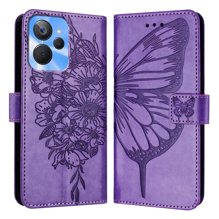 Embossed Butterfly Leather Phone Case, For Realme 10T 5G / 10s 5G / 9i 5G India, For Realme C30 4G/C30s/Narzo 50i Prime, For Realme GT Neo 3T, For Realme V23 / Narzo 50 5G, For Realme C20 / C11 2021 / C21, For Realme C21Y, For Realme C17 / 7i