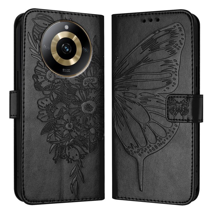 Embossed Butterfly Leather Phone Case, For Realme 12 5G Global, For Realme Note 50 4G Global / C51 4G, For Realme 12 Pro 5G / 12 Pro+ 5G Global, For Realme C67 4G Global, For Realme C67 5G India/Narzo 60x Global, For Realme 11 4G Global                ...