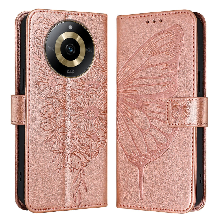 Embossed Butterfly Leather Phone Case, For Realme 12 5G Global, For Realme Note 50 4G Global / C51 4G, For Realme 12 Pro 5G / 12 Pro+ 5G Global, For Realme C67 4G Global, For Realme C67 5G India/Narzo 60x Global, For Realme 11 4G Global                ...