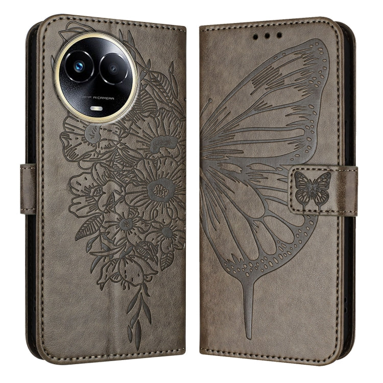 Embossed Butterfly Leather Phone Case, For Realme 12 5G Global, For Realme Note 50 4G Global / C51 4G, For Realme 12 Pro 5G / 12 Pro+ 5G Global, For Realme C67 4G Global, For Realme C67 5G India/Narzo 60x Global, For Realme 11 4G Global                ...