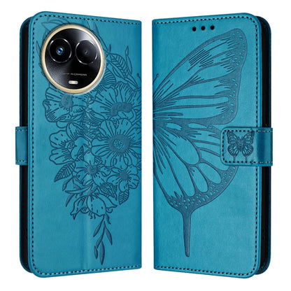 Embossed Butterfly Leather Phone Case, For Realme 12 5G Global, For Realme Note 50 4G Global / C51 4G, For Realme 12 Pro 5G / 12 Pro+ 5G Global, For Realme C67 4G Global, For Realme C67 5G India/Narzo 60x Global, For Realme 11 4G Global                ...