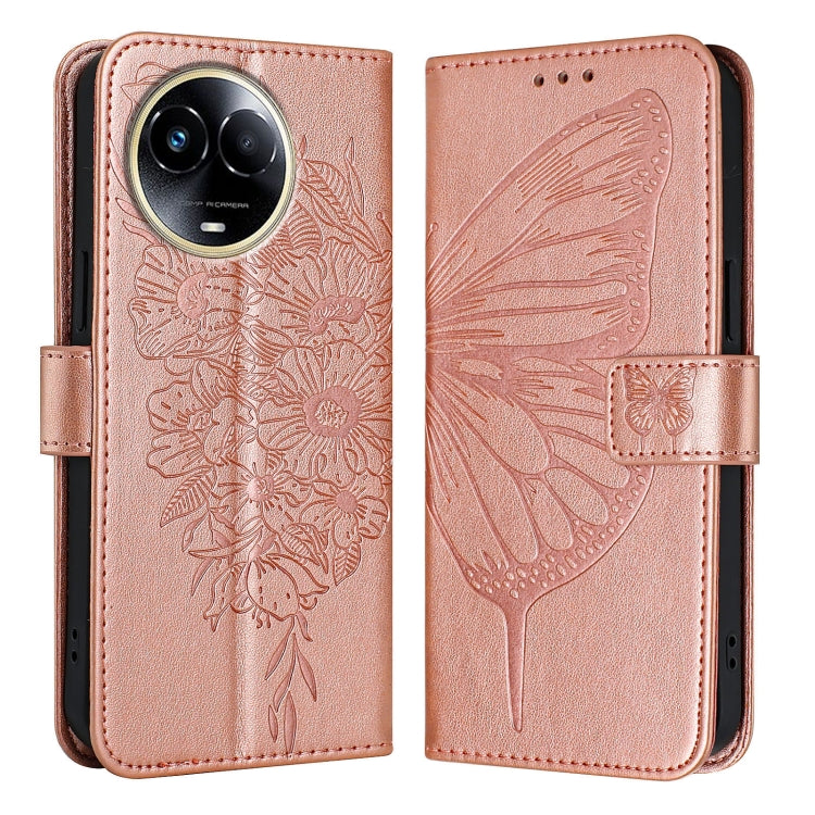 Embossed Butterfly Leather Phone Case, For Realme 12 5G Global, For Realme Note 50 4G Global / C51 4G, For Realme 12 Pro 5G / 12 Pro+ 5G Global, For Realme C67 4G Global, For Realme C67 5G India/Narzo 60x Global, For Realme 11 4G Global                ...