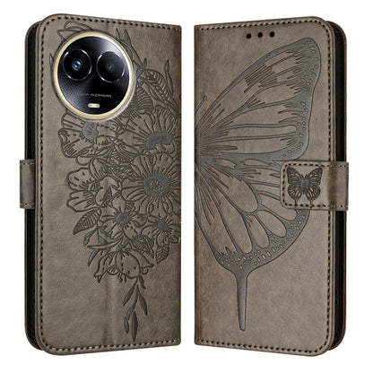 Embossed Butterfly Leather Phone Case, For Realme 12 5G Global, For Realme Note 50 4G Global / C51 4G, For Realme 12 Pro 5G / 12 Pro+ 5G Global, For Realme C67 4G Global, For Realme C67 5G India/Narzo 60x Global, For Realme 11 4G Global                ...