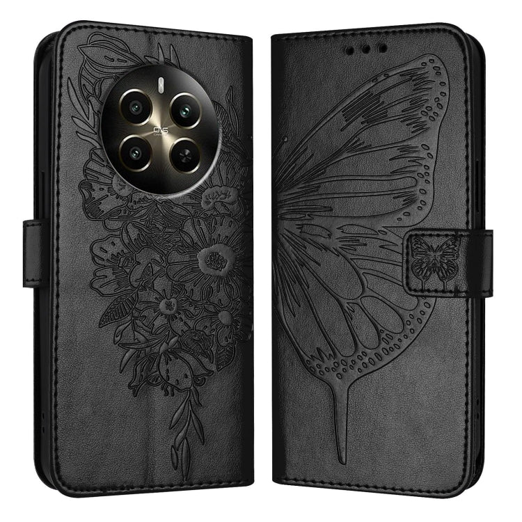 Embossed Butterfly Leather Phone Case, For Realme C71 4G Global, For Realme Neo7 Turbo 5G, For Realme V70 / 14x Global / C75 5G, For Realme Narzo 80 Pro / 14 Pro 5G India, For Realme 14 5G Global / P3 5G India, For Realme 14 Pro+, For Realme 14 Pro    ...