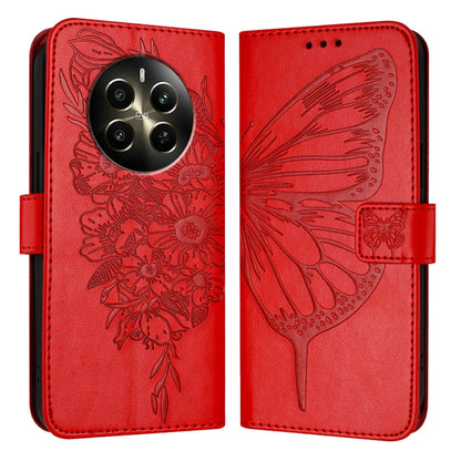 Embossed Butterfly Leather Phone Case, For Realme C71 4G Global, For Realme Neo7 Turbo 5G, For Realme V70 / 14x Global / C75 5G, For Realme Narzo 80 Pro / 14 Pro 5G India, For Realme 14 5G Global / P3 5G India, For Realme 14 Pro+, For Realme 14 Pro    ...