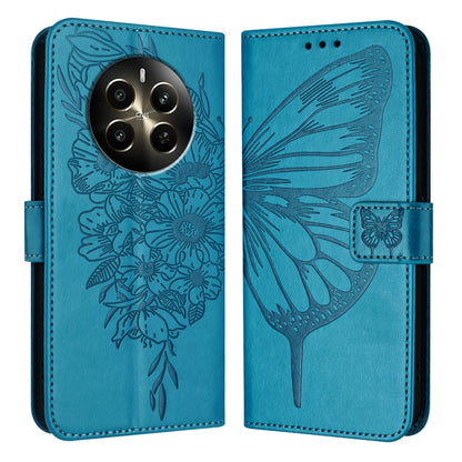 Embossed Butterfly Leather Phone Case, For Realme C71 4G Global, For Realme Neo7 Turbo 5G, For Realme V70 / 14x Global / C75 5G, For Realme Narzo 80 Pro / 14 Pro 5G India, For Realme 14 5G Global / P3 5G India, For Realme 14 Pro+, For Realme 14 Pro    ...