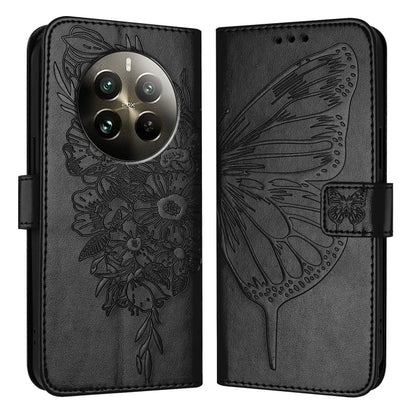 Embossed Butterfly Leather Phone Case, For Realme 12 5G Global, For Realme Note 50 4G Global / C51 4G, For Realme 12 Pro 5G / 12 Pro+ 5G Global, For Realme C67 4G Global, For Realme C67 5G India/Narzo 60x Global, For Realme 11 4G Global                ...
