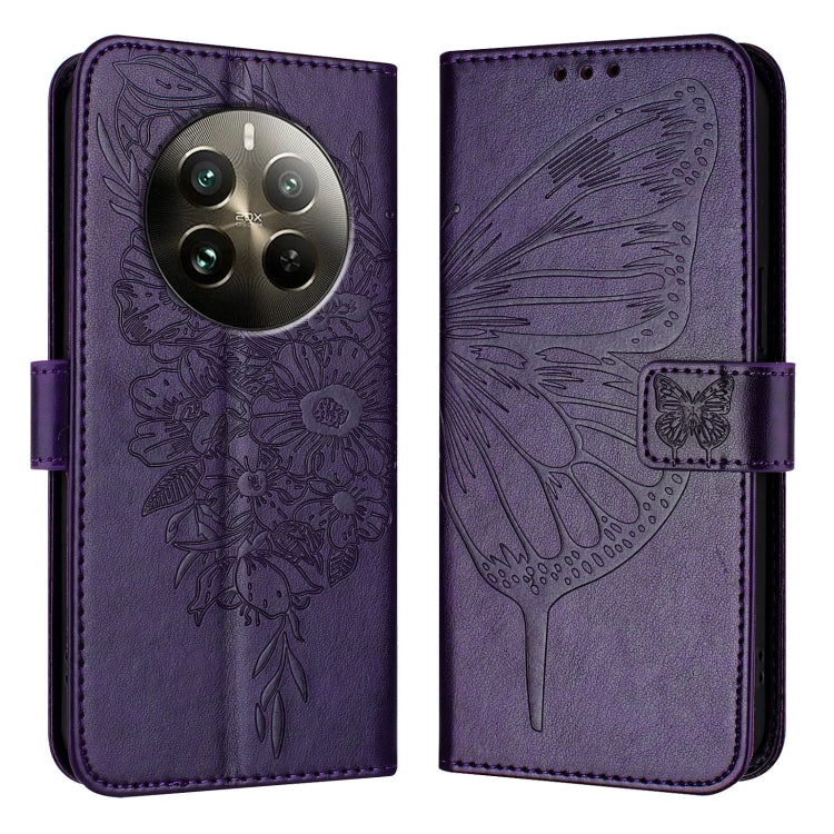 Embossed Butterfly Leather Phone Case, For Realme 12 5G Global, For Realme Note 50 4G Global / C51 4G, For Realme 12 Pro 5G / 12 Pro+ 5G Global, For Realme C67 4G Global, For Realme C67 5G India/Narzo 60x Global, For Realme 11 4G Global                ...