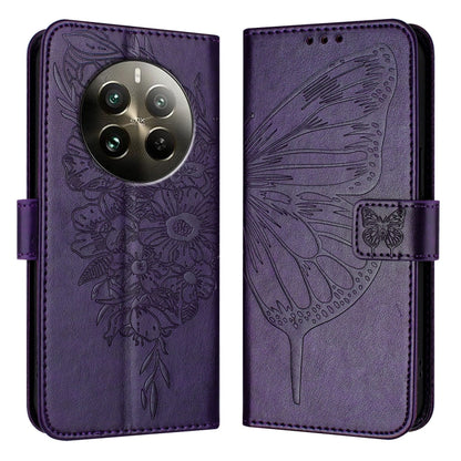 Embossed Butterfly Leather Phone Case, For Realme 12 5G Global, For Realme Note 50 4G Global / C51 4G, For Realme 12 Pro 5G / 12 Pro+ 5G Global, For Realme C67 4G Global, For Realme C67 5G India/Narzo 60x Global, For Realme 11 4G Global                ...